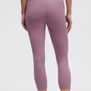 Mauve LuluLemon Cropped Leggings